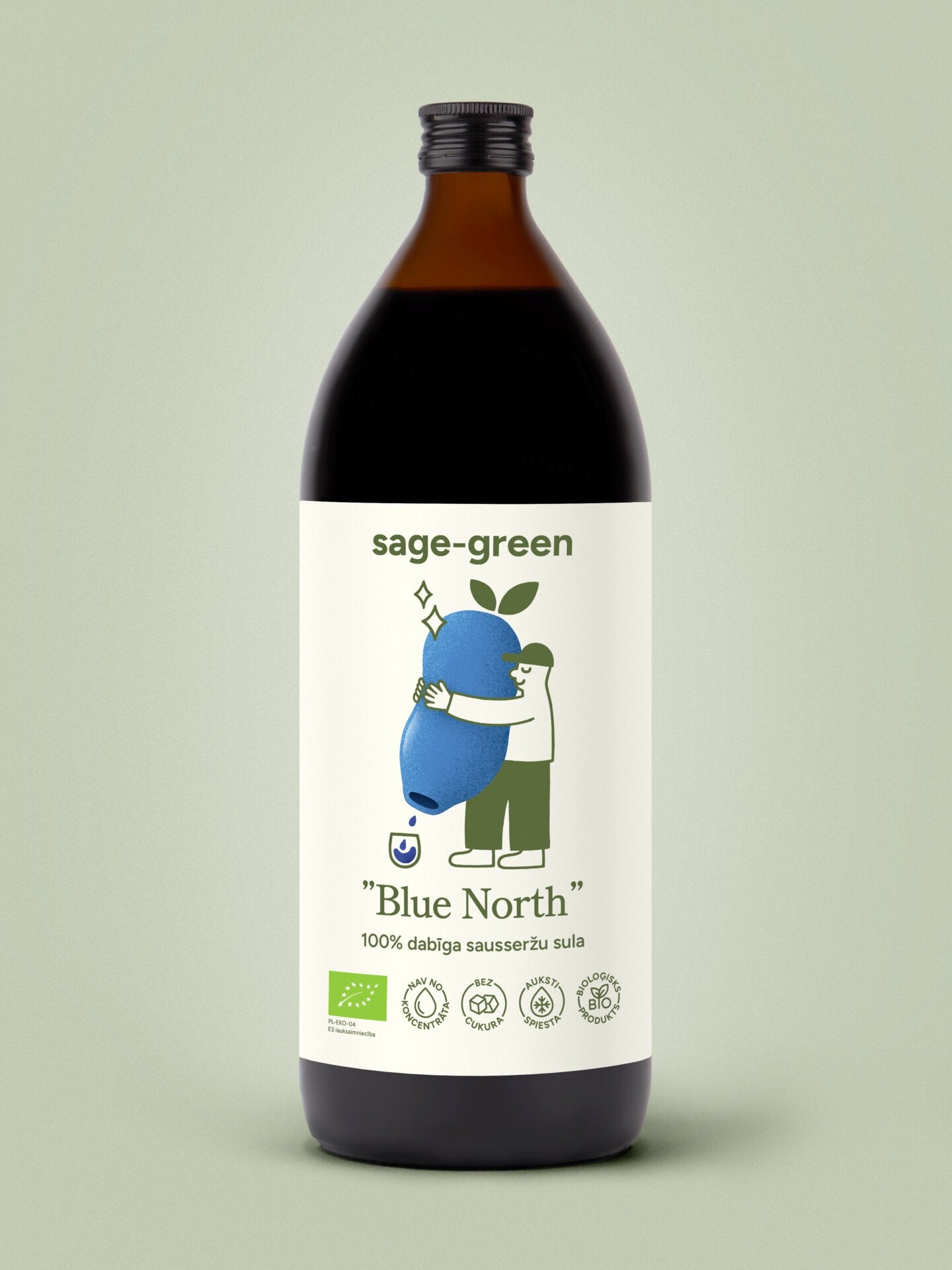 Bio Blue North sausseržu sula 1000 ml