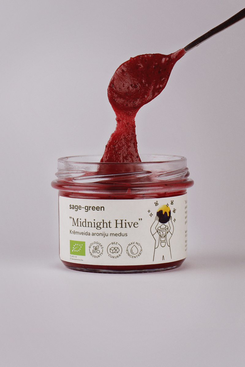 Midnight Hive – luomukreemihunaja aronialla 220 g
